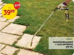 Brico Onkruidbrander +gascartridge aanbieding
