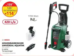 Brico Bosch Hogedrukreiniger universal aquatak aanbieding