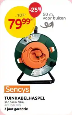 Brico Sencys Tuinkabelhaspel aanbieding