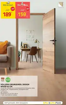Brico Volledig deurgeheel design wood aanbieding