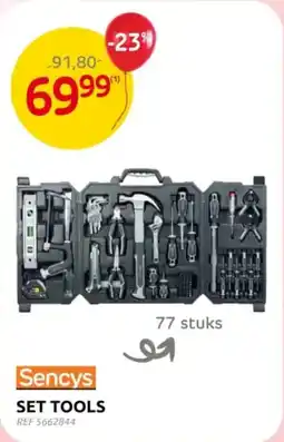 Brico Sencys Set tools aanbieding