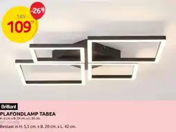 Brico Brilliant Plafondlamp tabea aanbieding