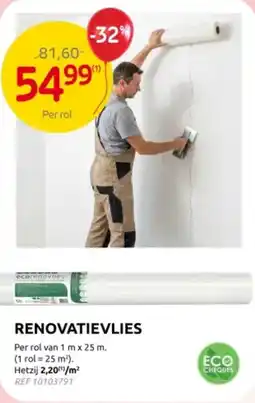 Brico Renovatievlies aanbieding
