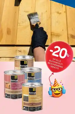 Brico Op alle buitenhout bescherming sencys aanbieding