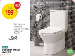 Brico Aqua Duoblok toilet livenza aanbieding