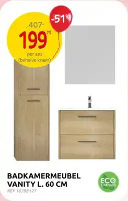 Brico Badkamermeubel vanity aanbieding