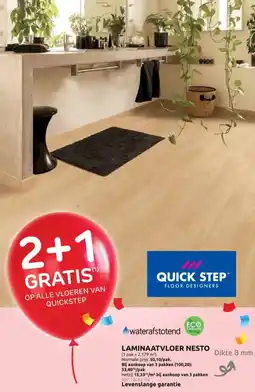 Brico Waterafstotend Laminaatvloer nesto aanbieding