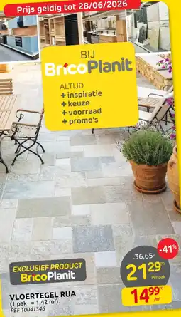 Brico Vloertegel rua aanbieding