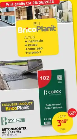 Brico Betonmortel aanbieding