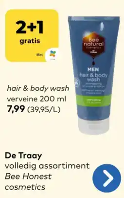 Bio Planet De Traay hair & body wash verveine aanbieding