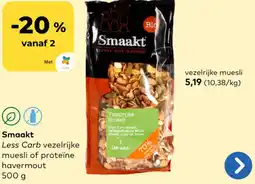 Bio Planet Smaakt vezelrijke muesli aanbieding