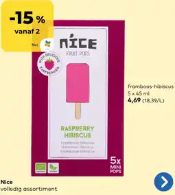 Bio Planet Nice framboos-hibiscus aanbieding