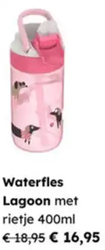 Multi bazar Waterfles Lagoon aanbieding