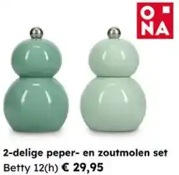 Multi bazar 2-delige peper en zoutmolen set aanbieding