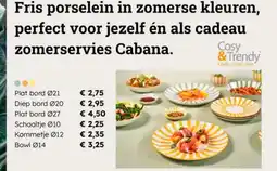 Multi bazar Zomerservies Cabana aanbieding
