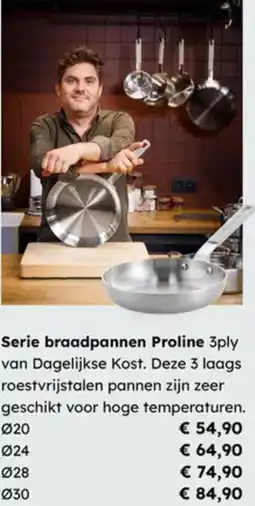 Multi bazar Serie braadpannen Proline aanbieding