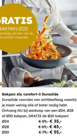 Multi bazar Bakpan Alu comfort-3 Duraslide aanbieding
