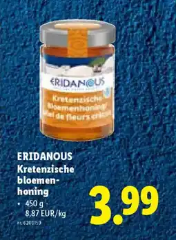 Lidl Eridanous kretenzische bloemen honing aanbieding