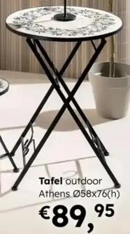 Multi bazar Tafel Outdoor Athens aanbieding