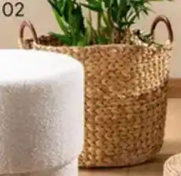 Multi bazar Mand waterhyacint met greep aanbieding