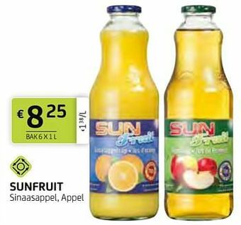 BelBev Sunfruit sinaasappel, appel aanbieding