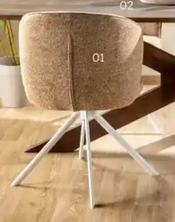 Multi bazar Eetkamerstoel Kate 360 graden swivel aanbieding