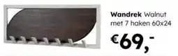 Multi bazar Wandrek Walnut aanbieding