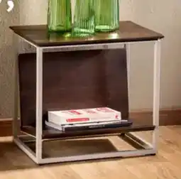 Multi bazar Tijdschriften opbergrek Walnut aanbieding