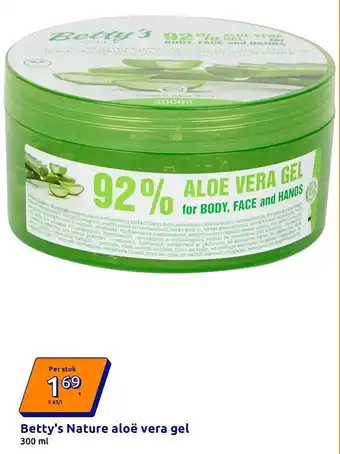 Betty's Nature aloë vera gel