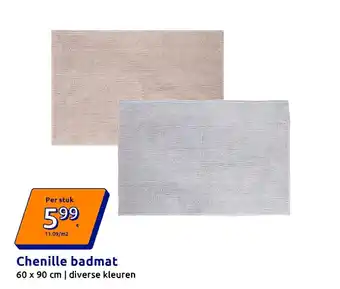 Action Chenille badmat aanbieding
