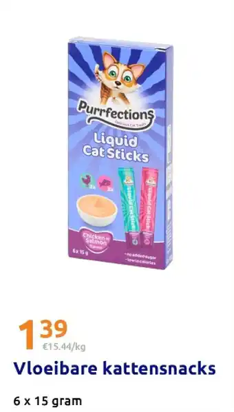 Action Vloeibare kattensnacks aanbieding