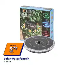 Action Solar waterfontein aanbieding