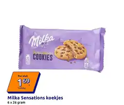 Action Milka Sensations koekjes aanbieding