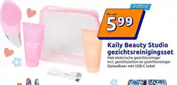 Action Kaily Beauty Studio gezichtsreinigingsset aanbieding