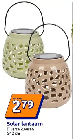 Action Solar lantaarn aanbieding