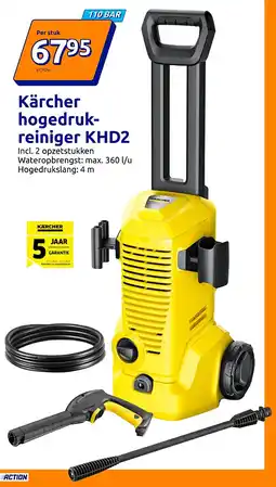 Action Kärcher hogedrukreiniger KHD2 aanbieding