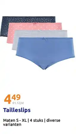 Action Tailleslips aanbieding