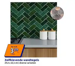 Action Zelfklevende wandtegels aanbieding