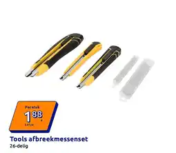 Action Tools afbreekmessenset aanbieding