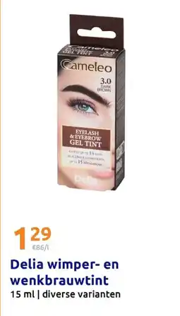 Action Delia wimper- en wenkbrauwtint aanbieding