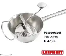 Multi bazar Leifheit Passeerzeef inox aanbieding