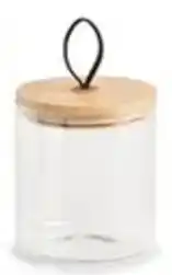 Multi bazar Voorraadpot glas met bamboe deksel aanbieding