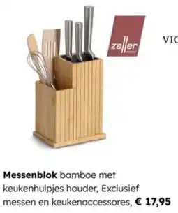 Multi bazar Zeller Messenblok bamboe aanbieding