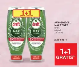 Alvo Dreft original afwasmiddel max power aanbieding