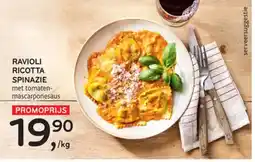 Alvo Ravioli ricotta spinazie aanbieding