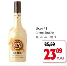 Colruyt Licor 43 Crème brûlée aanbieding