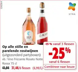 Colruyt Op alle stille en parelende roséwijnen aanbieding