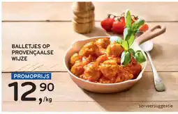 Alvo Balletjes op provençaalse wijze aanbieding