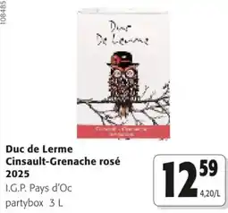 Colruyt Duc de Lerme Cinsault-Grenache rosé 2025 aanbieding