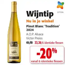 Colruyt Pinot Blanc 'Tradition' 2024 aanbieding